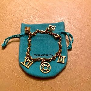 Tiffany & Co. 18kt Atlas charm bracelet
